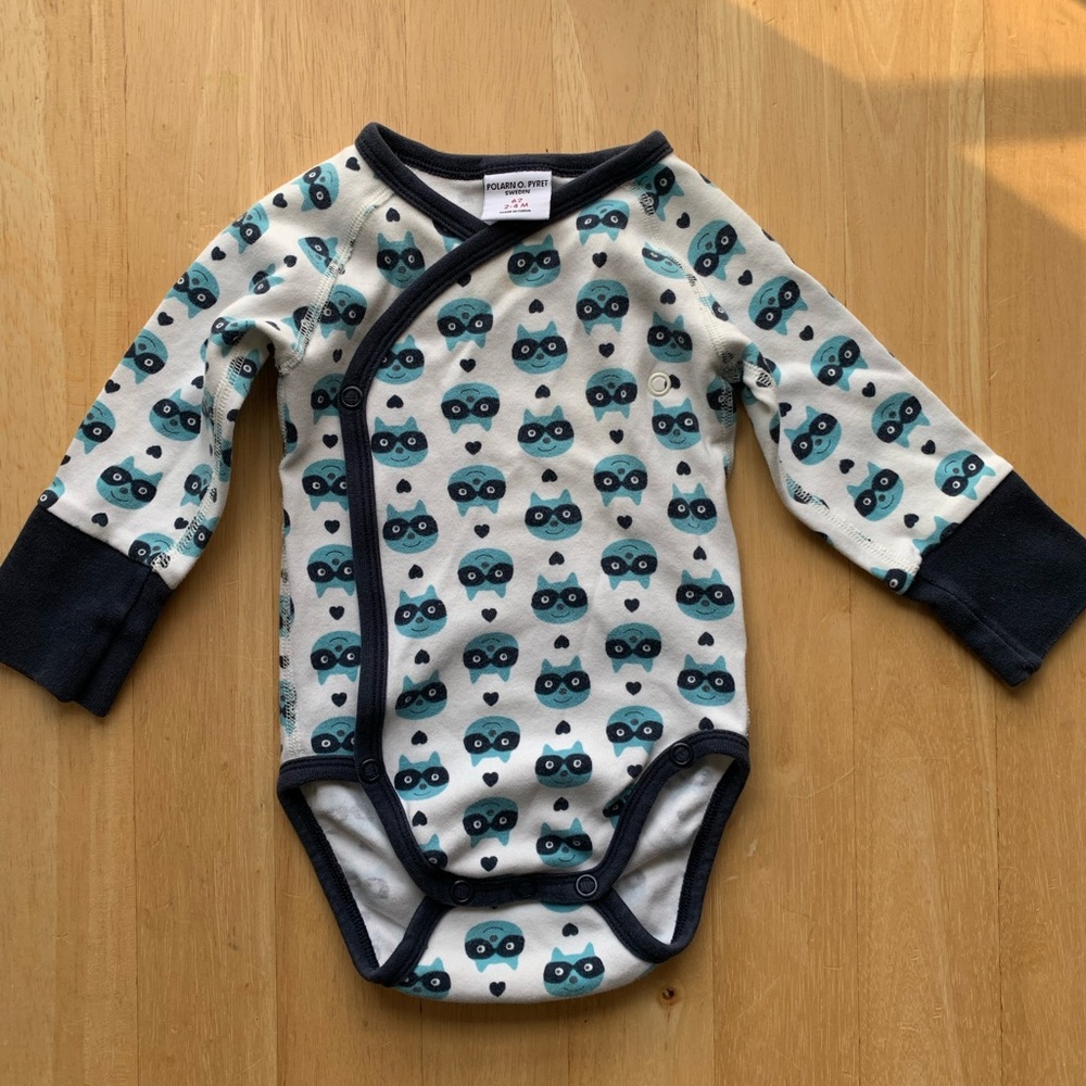 Kimono Onesie Polarn O. Pyret Sweden 2-4 months